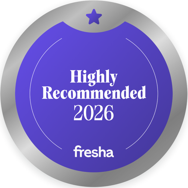 Highly recommended by Fresha, 2024